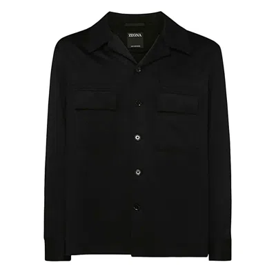 Zegna Jackets In Black