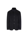Zegna Il Conte Button Cashmere Blazer In Black