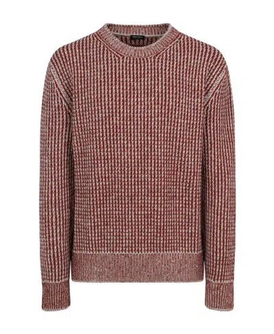 Zegna Jacquard-knit Cashmere Jumper In Red