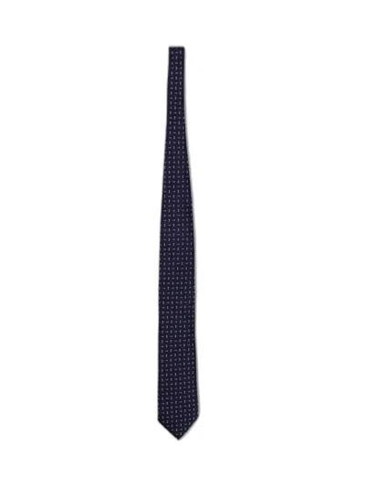 Zegna Jacquard-woven Tie In Blue