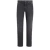 Zegna Jean Roccia En Lin Et Coton Extensible Taupe Foncé In Grey
