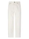 Zegna Roccia Mid-rise Slim Jeans In White