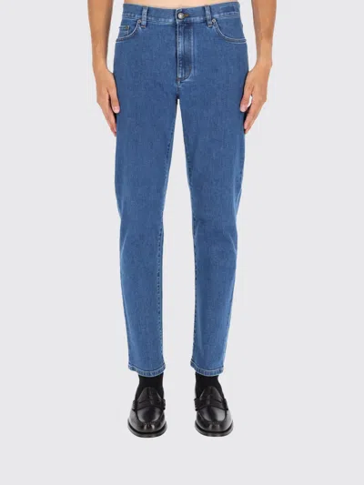 Zegna Jeans  Men Color Denim In Blue