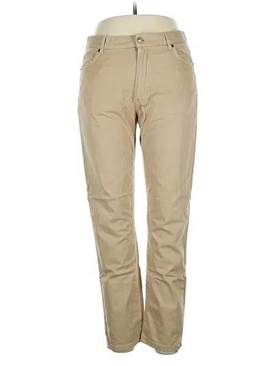 Pre-owned Zegna Khaki Pant In Tan
