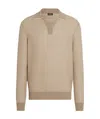 ZEGNA KNITTED POLO SHIRT