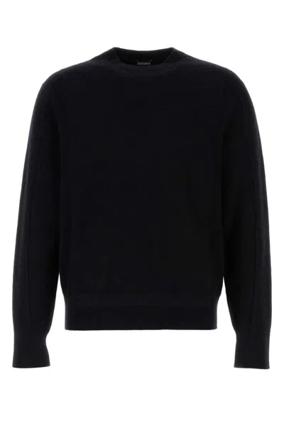 Zegna Knitwear In Black