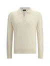 Zegna Cashmere Polo In White