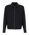 Zegna Long-sleeved Field Jacket In Black