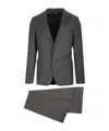 Zegna Grey Galles Pure Wool Tailored Suit In Gray