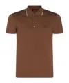 Zegna Collar Ribbed Short Sleeves Polo Shirt In Red