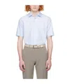 Zegna Lapel Short-sleeved Shirt In Multicolor