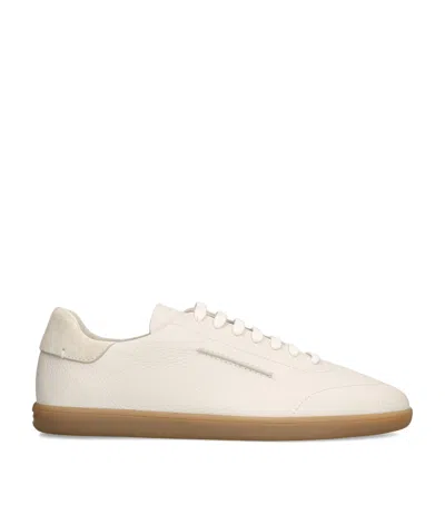 Zegna Leather 232 Sneakers In Multi