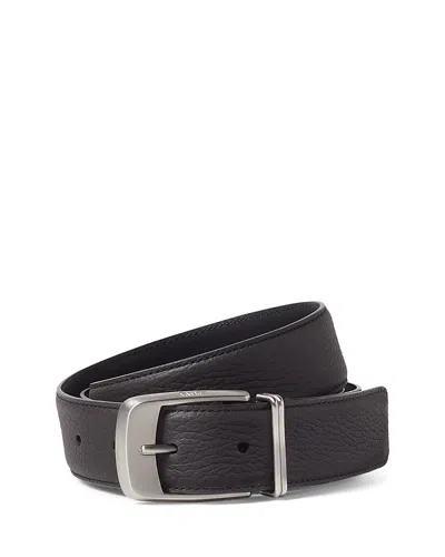 Zegna Leather Belt In Brown
