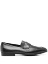 Zegna Leather Loafers In Black