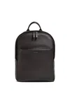 Zegna Secondskin Leather Backpack In Brown