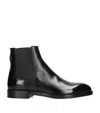 ZEGNA LEATHER TORINO CHELSEA BOOTS