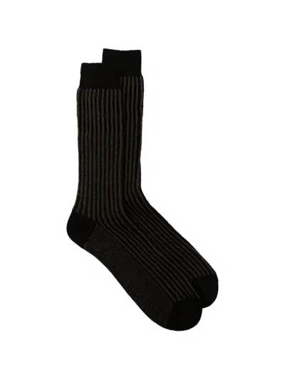 Zegna Legacy Road Socks In Brown