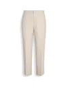 Zegna Oasi Lino Linen Trousers In Neutrals