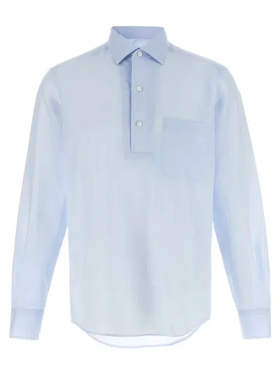 ZEGNA LIGHT BLUE 3 BUTTONS SHIRT
