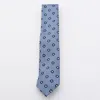 Zegna Patterned Ties With Pointed Tip And Texture In Blue