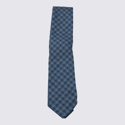 ZEGNA LIGHT BLUE SILK TIE