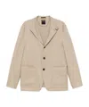Zegna Single-breasted Jacket In Neutral