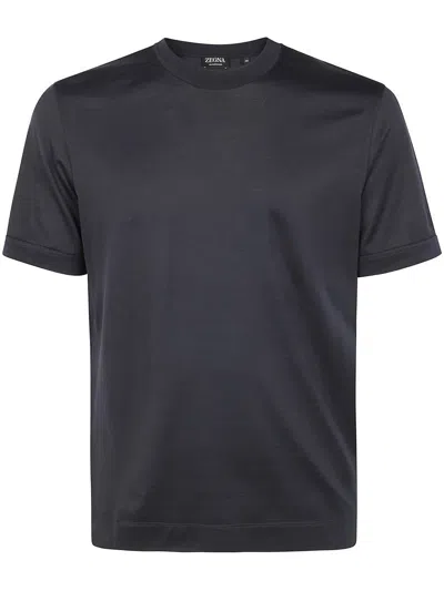 Zegna Lightweight T-shirt Clothing In Blue
