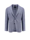 ZEGNA LINEN AND COTTON BLAZER