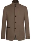 Zegna Oasi Lino Ii Jacket In Multi