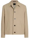 Zegna Oasi Lino Jacket In Neutrals