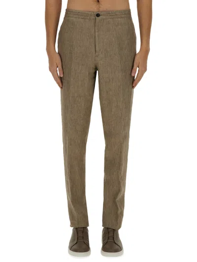 ZEGNA LINEN JOGGER PANTS