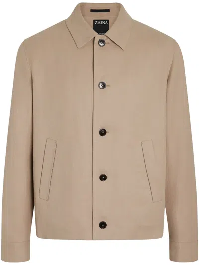 ZEGNA OASI LINO JACKET
