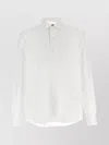 Zegna Linen Shirt With Chest Pocket And Structured Collar