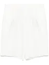 Zegna Linen Shorts In White