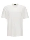 Zegna Cotton & Silk T-shirt In Cream