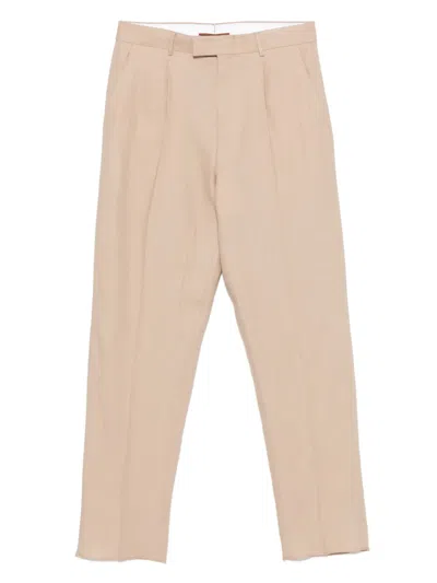 ZEGNA LINEN TROUSERS