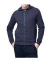 Zegna Striped Wool Casual Jacket In Black