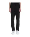 Zegna Logo Details Casual Pants In Black