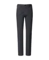 Zegna Logo Details Casual Pants In Black
