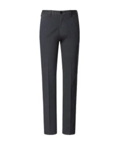 Zegna Logo Details Casual Pants In Black