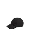 Zegna Logo Embroidered Baseball Cap In Black