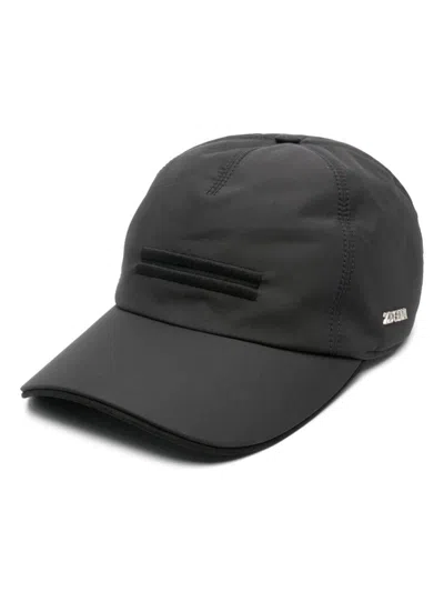 ZEGNA LOGO-EMBROIDERED CAP