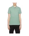 Zegna Green Three-button Polo In Green