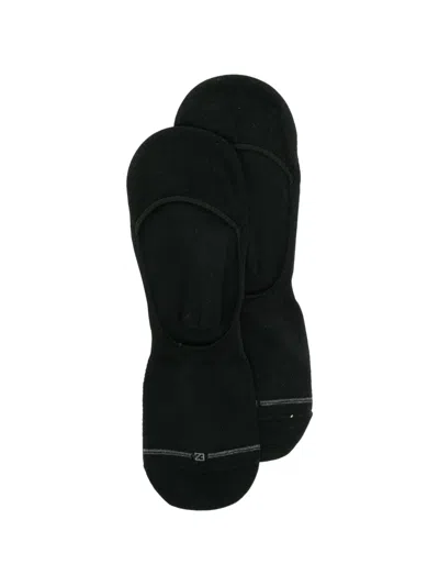 Zegna Logo-embroidered Socks In Blue