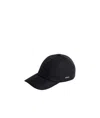 Zegna Casquette En Oasi Cashmere Bleu Foncé In Black