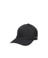 Zegna Casquette En Oasi Cashmere Bleu Foncé In Black