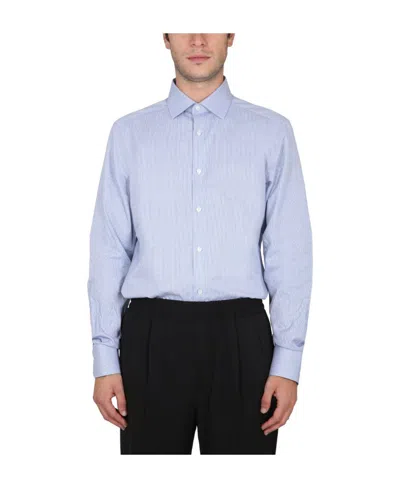 ZEGNA ERMENEGILDO ZEGNA LONG SLEEVED BUTTONED SHIRT