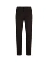 ZEGNA ZEGNA LOGO PATCH STRAIGHT LEG JEANS