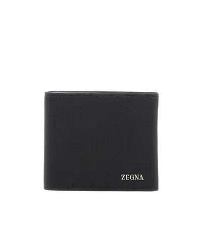 Zegna Logo-plaque Bi-fold Wallet