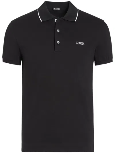 Zegna T-shirts And Polos In Black